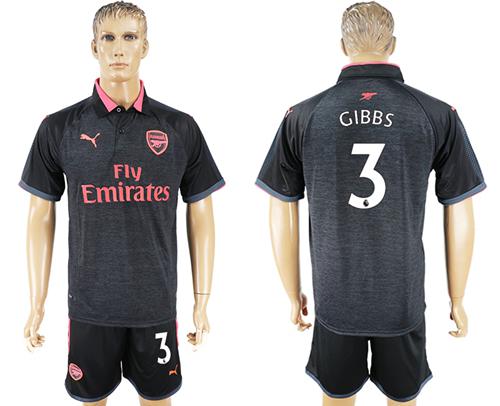 Arsenal #3 Gibbs Sec Away Soccer Club Jersey - Click Image to Close